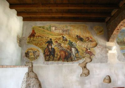 Locali interni del Agriturismo Ristorante Castello a Concesio, Brescia
