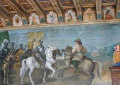 Locali interni del Agriturismo Ristorante Castello a Concesio, Brescia